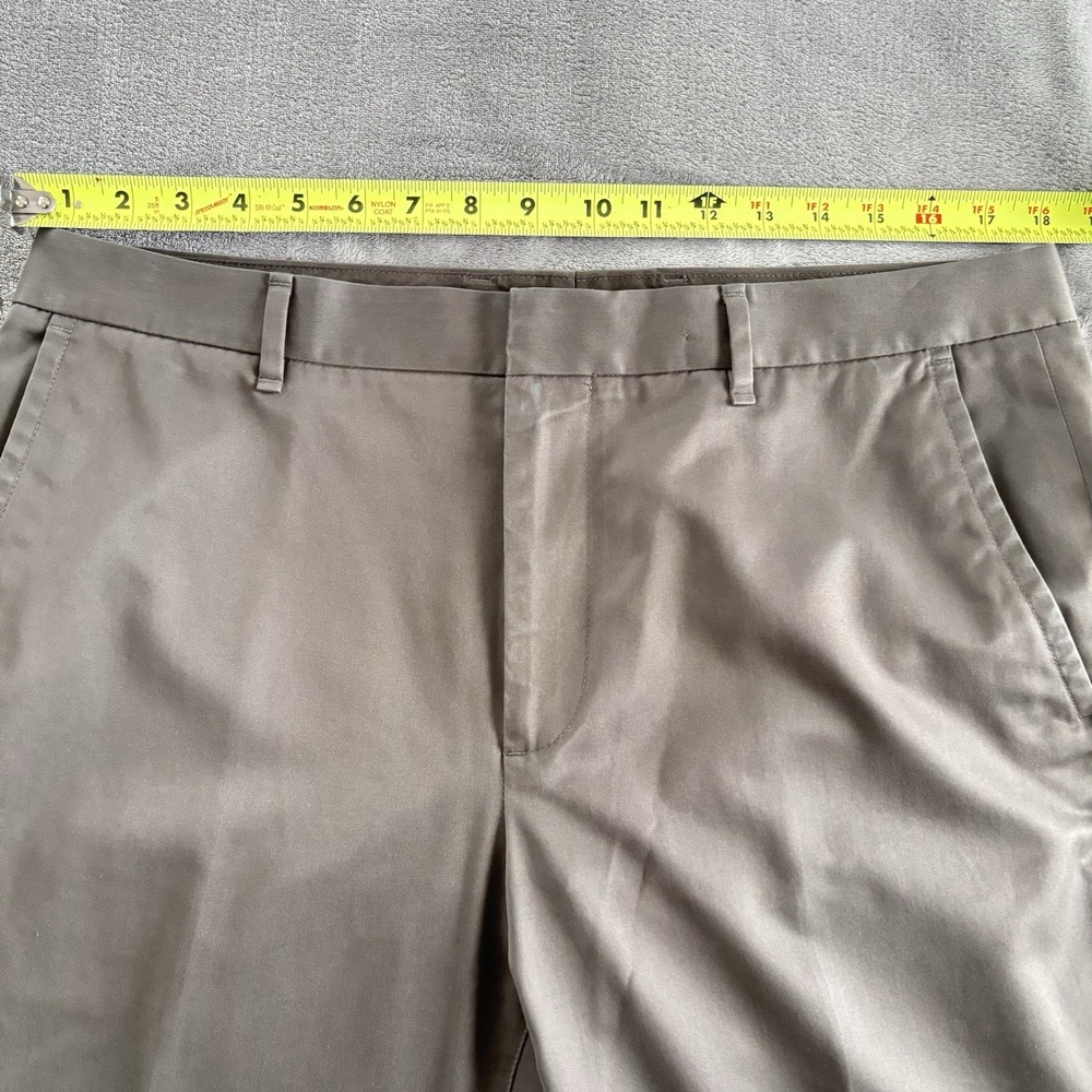 Bonobos Men's Dress Pants Khaki Gray Slacks Business Casual Work Trousers 34x30 - Picture 2 of 16